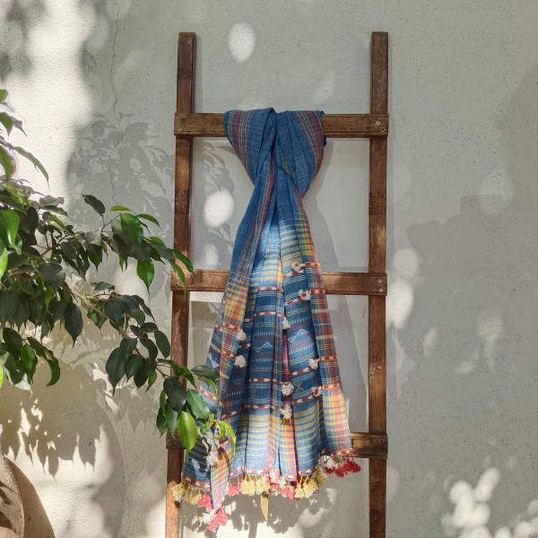 Bhujodi Handwoven Kala Cotton Stole