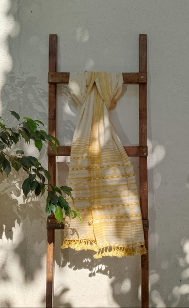 Bhujodi Handwoven Kala Cotton Stole