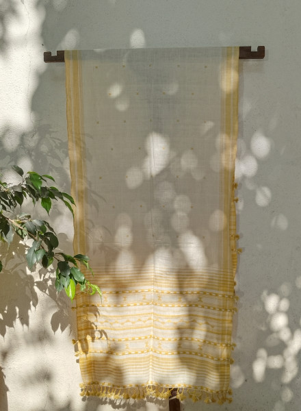 Bhujodi Handwoven Kala Cotton Stole