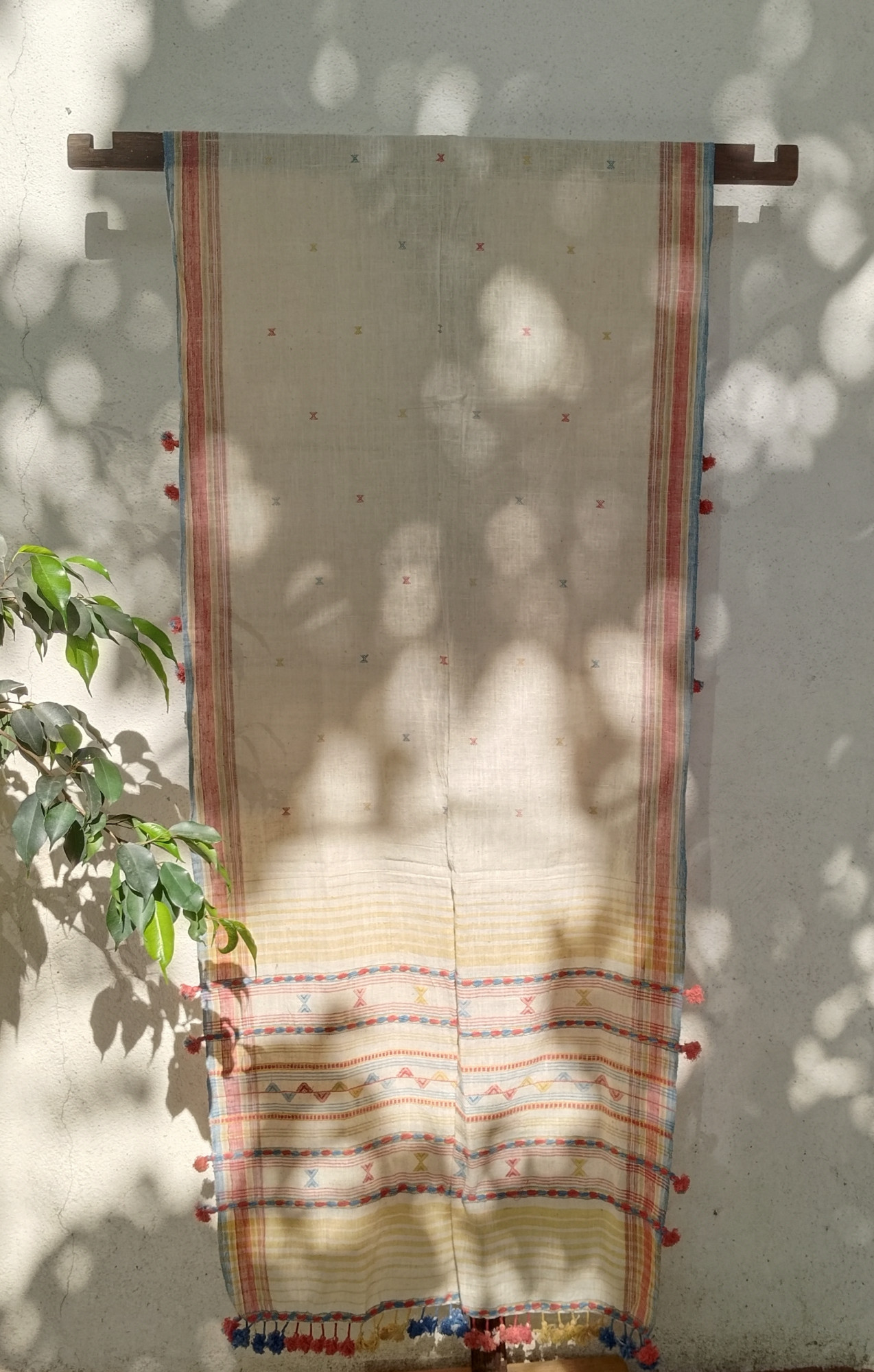 Bhujodi Handwoven Kala Cotton Stole