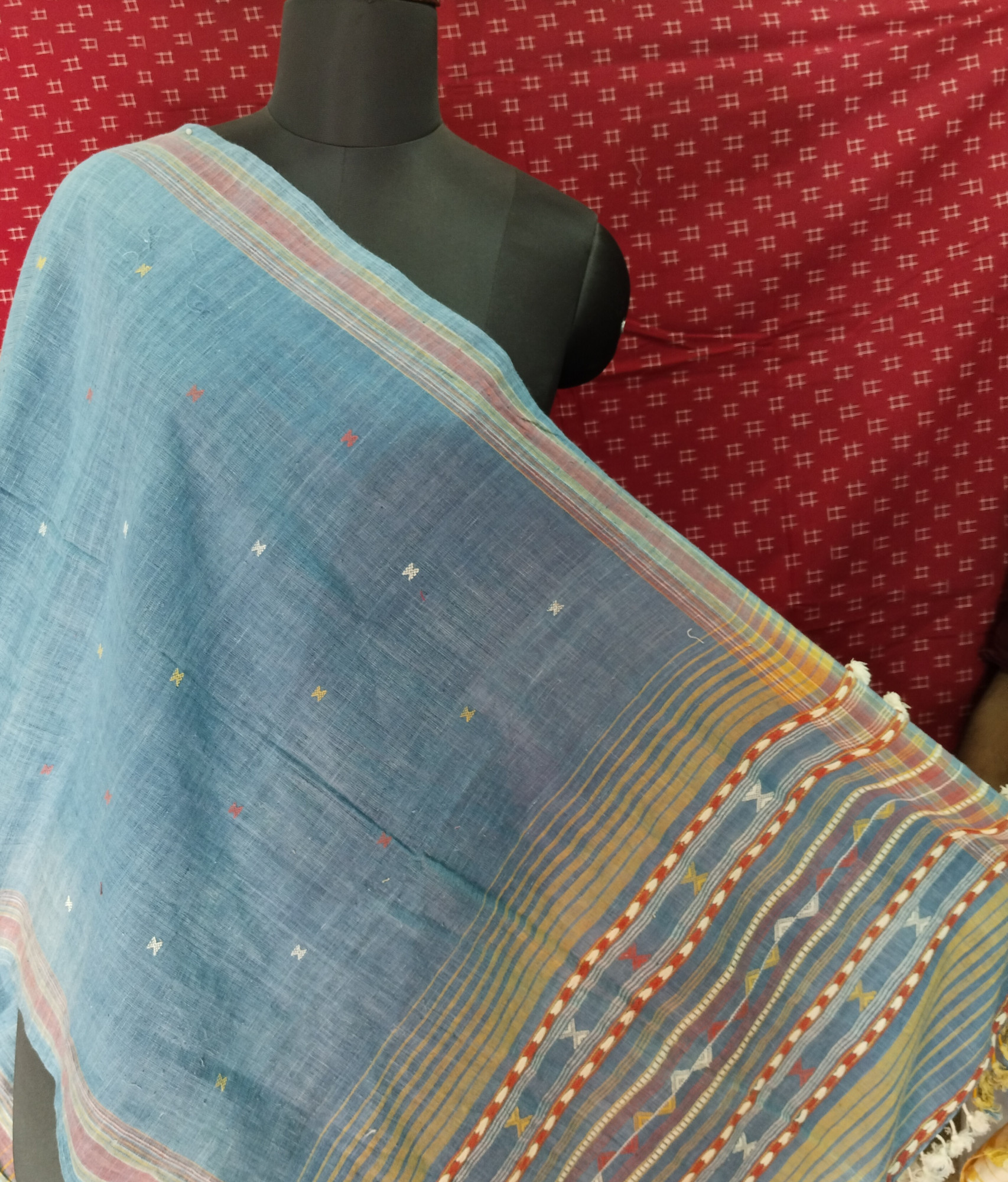 Bhujodi Handwoven Kala Cotton Stole