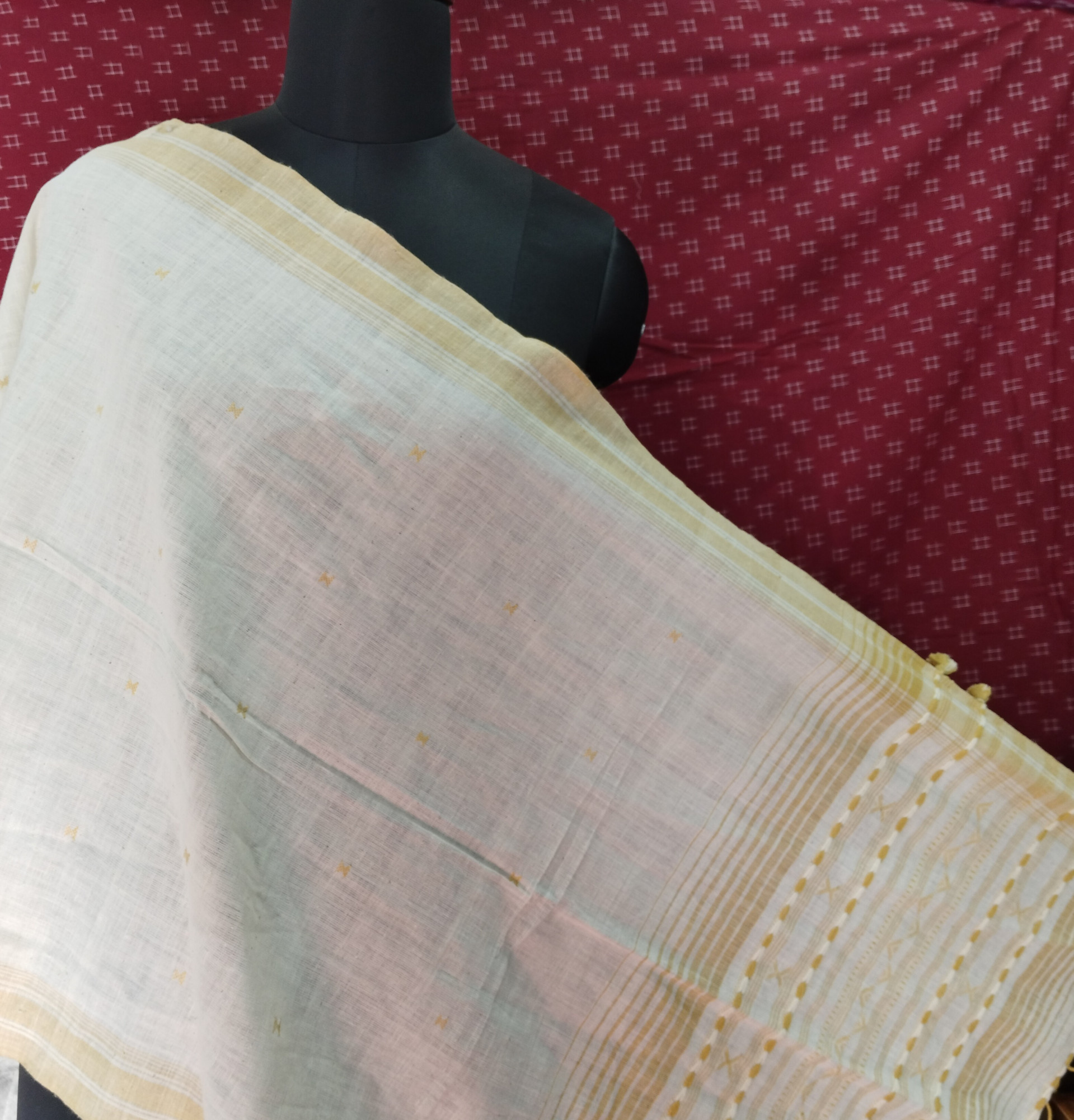 Bhujodi Handwoven Kala Cotton Stole