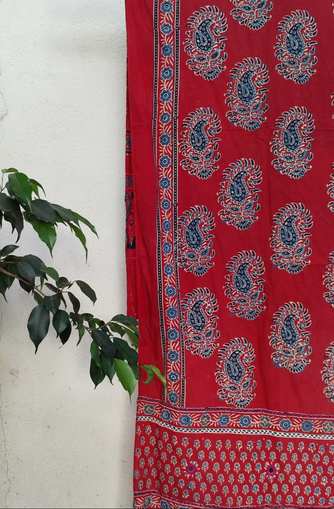 Ajakh Print Cotton Stole