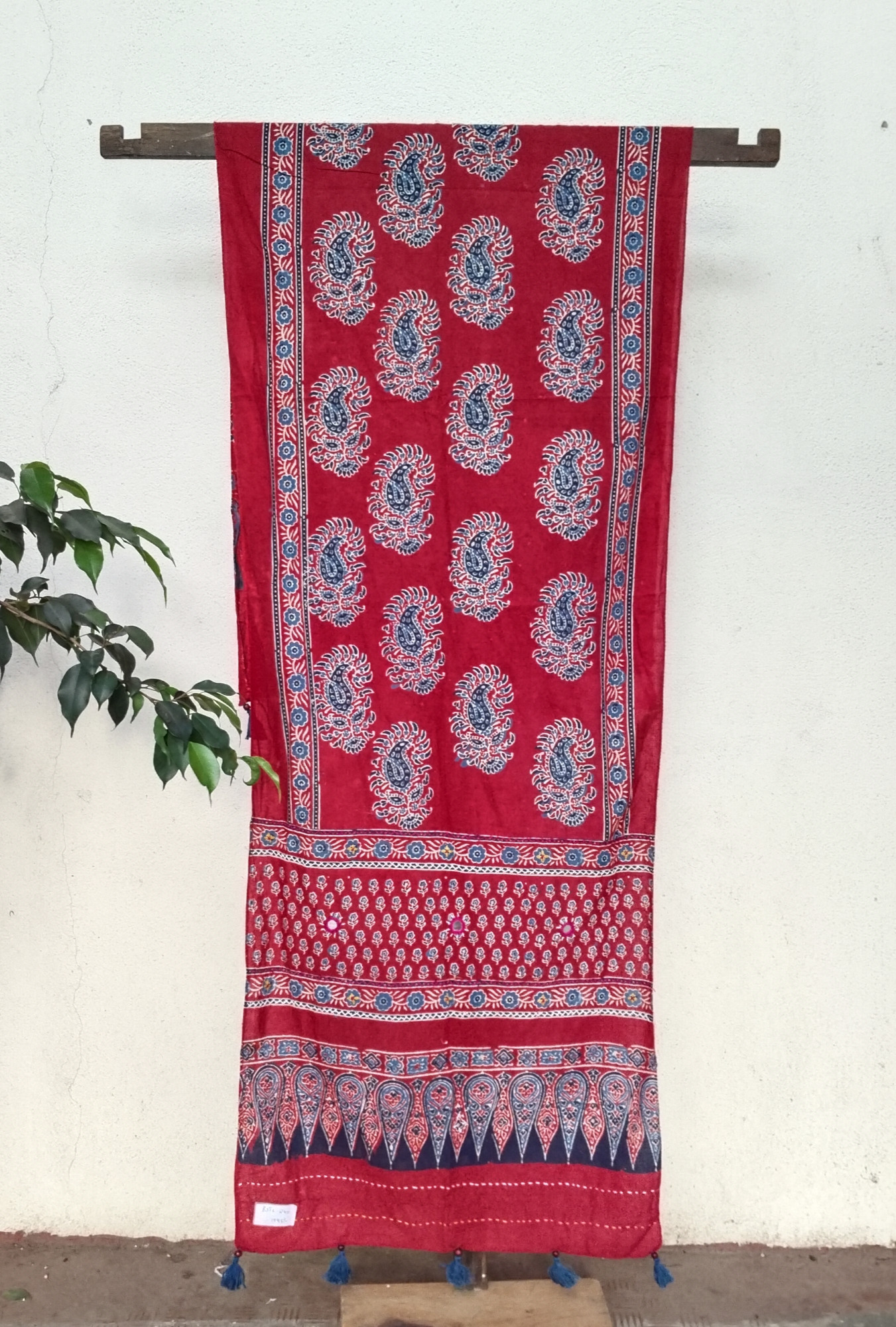 Ajakh Print Cotton Stole