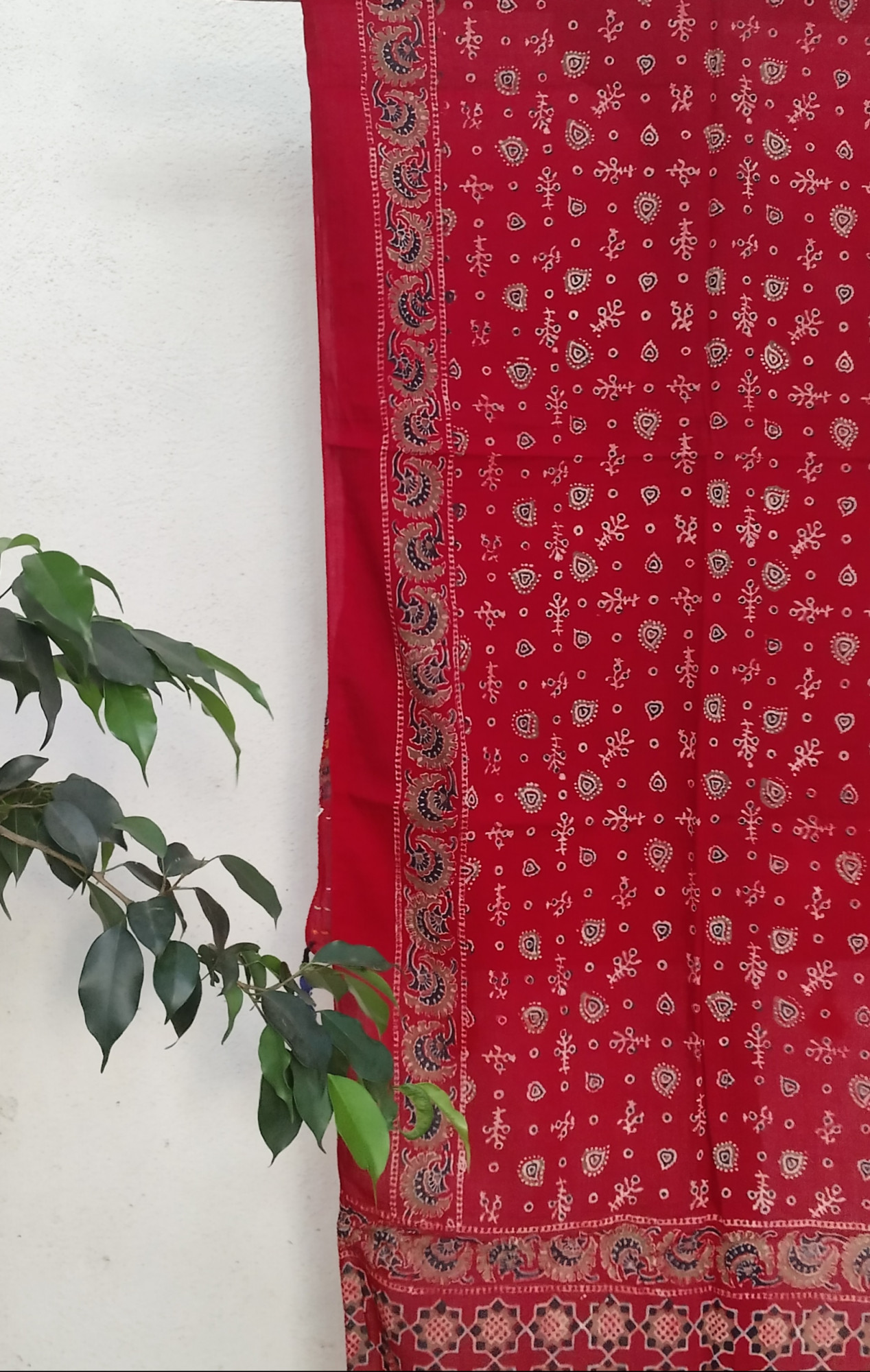 Ajakh Print Cotton Stole