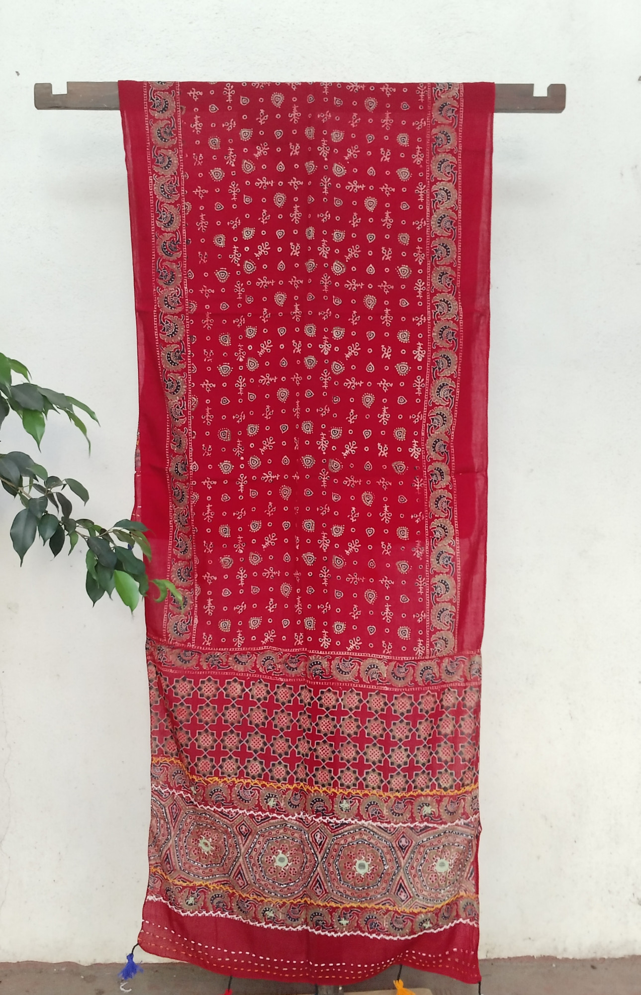 Ajakh Print Cotton Stole