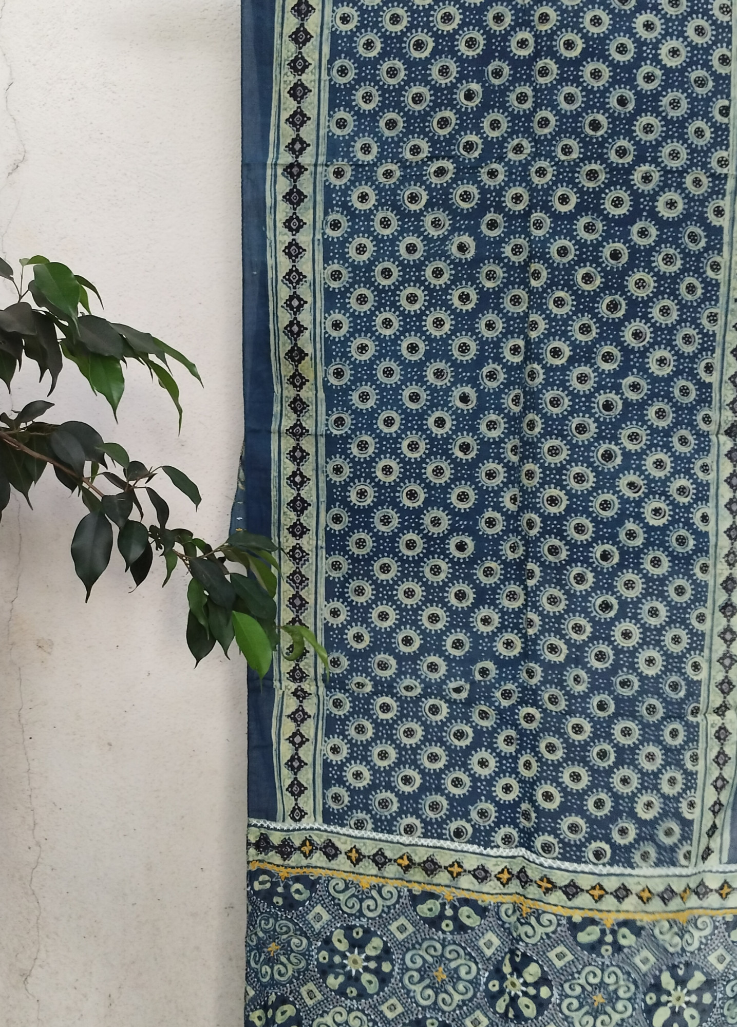 Ajakh Print Cotton  Stole