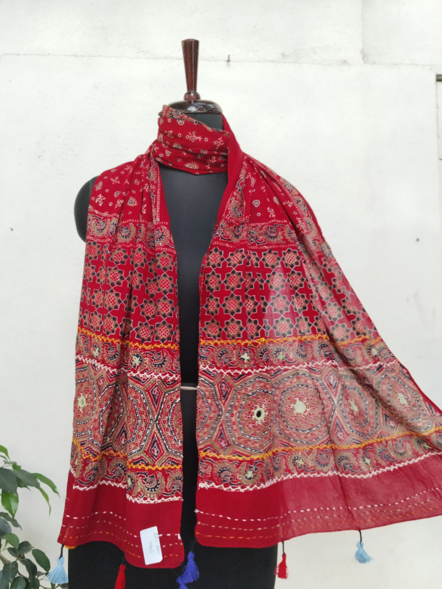 Ajakh Print Cotton Stole