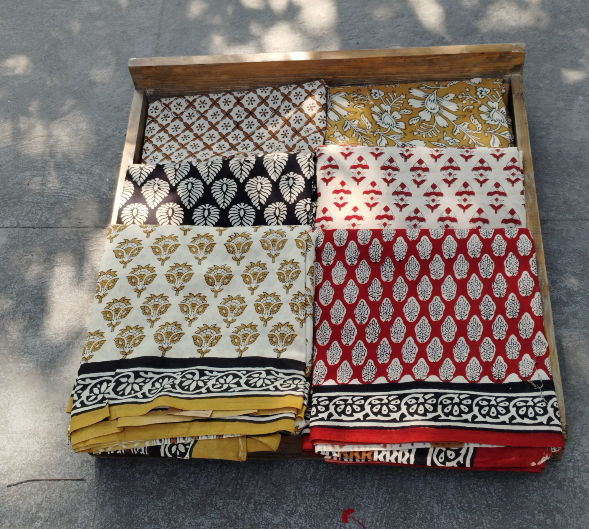 Handblock Print Mul Cotton Saree