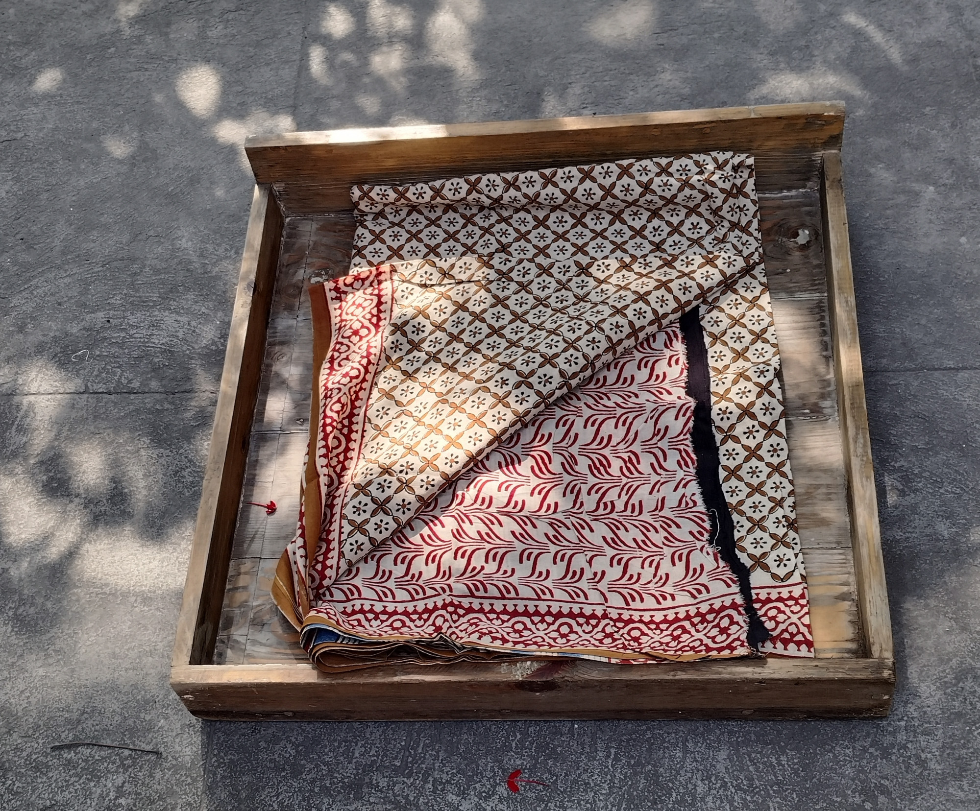 Handblock Print Mul Cotton Saree