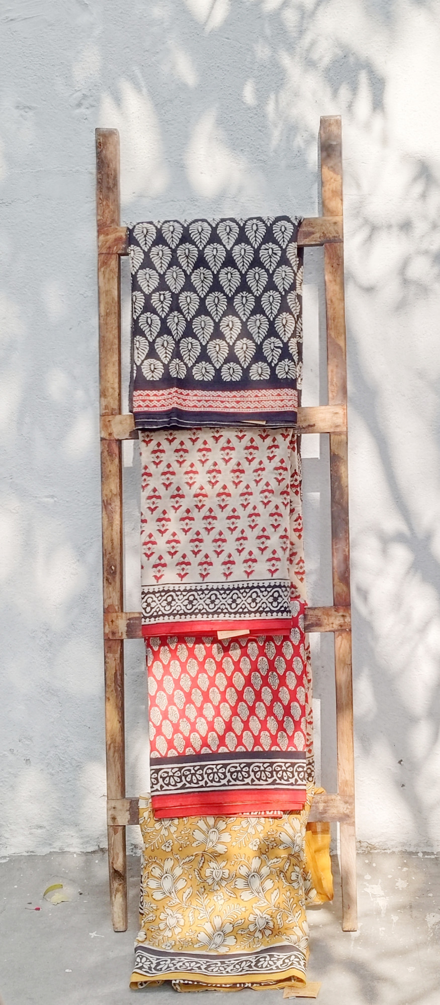 Handblock Print Mul Cotton Saree