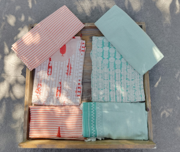 Cotton Unstitched Dress Material