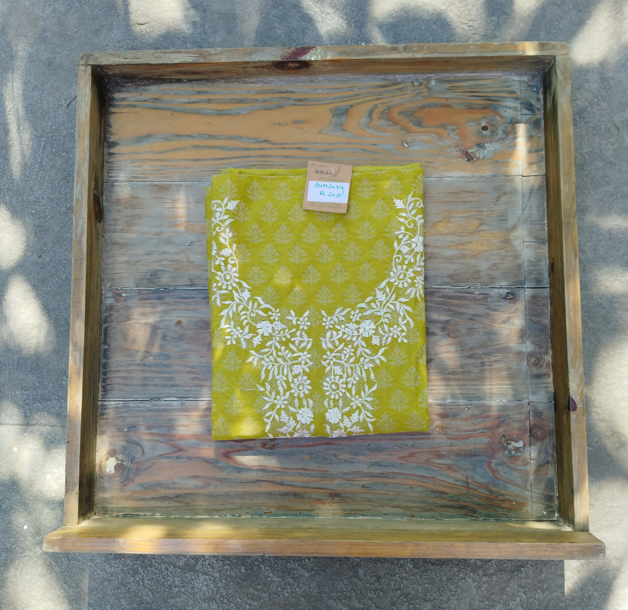 Chanderi Unstitched Dress Material