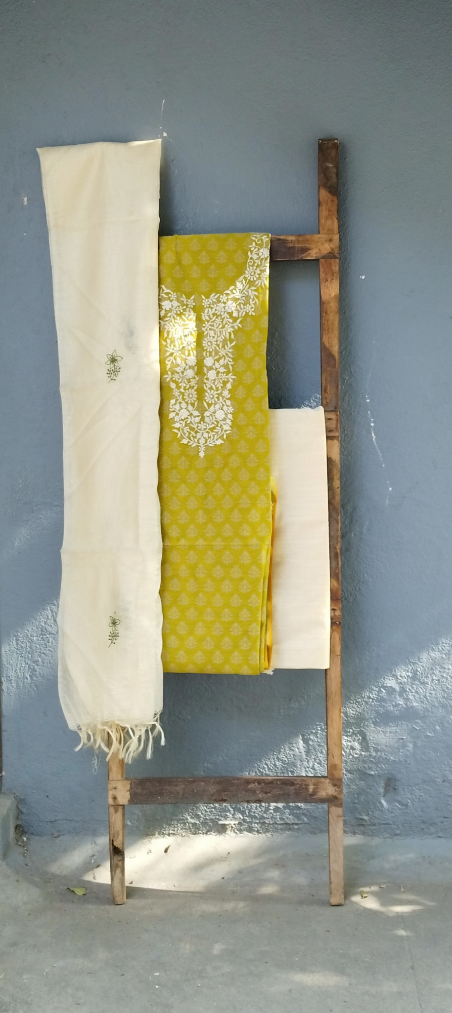 Chanderi Unstitched Dress Material