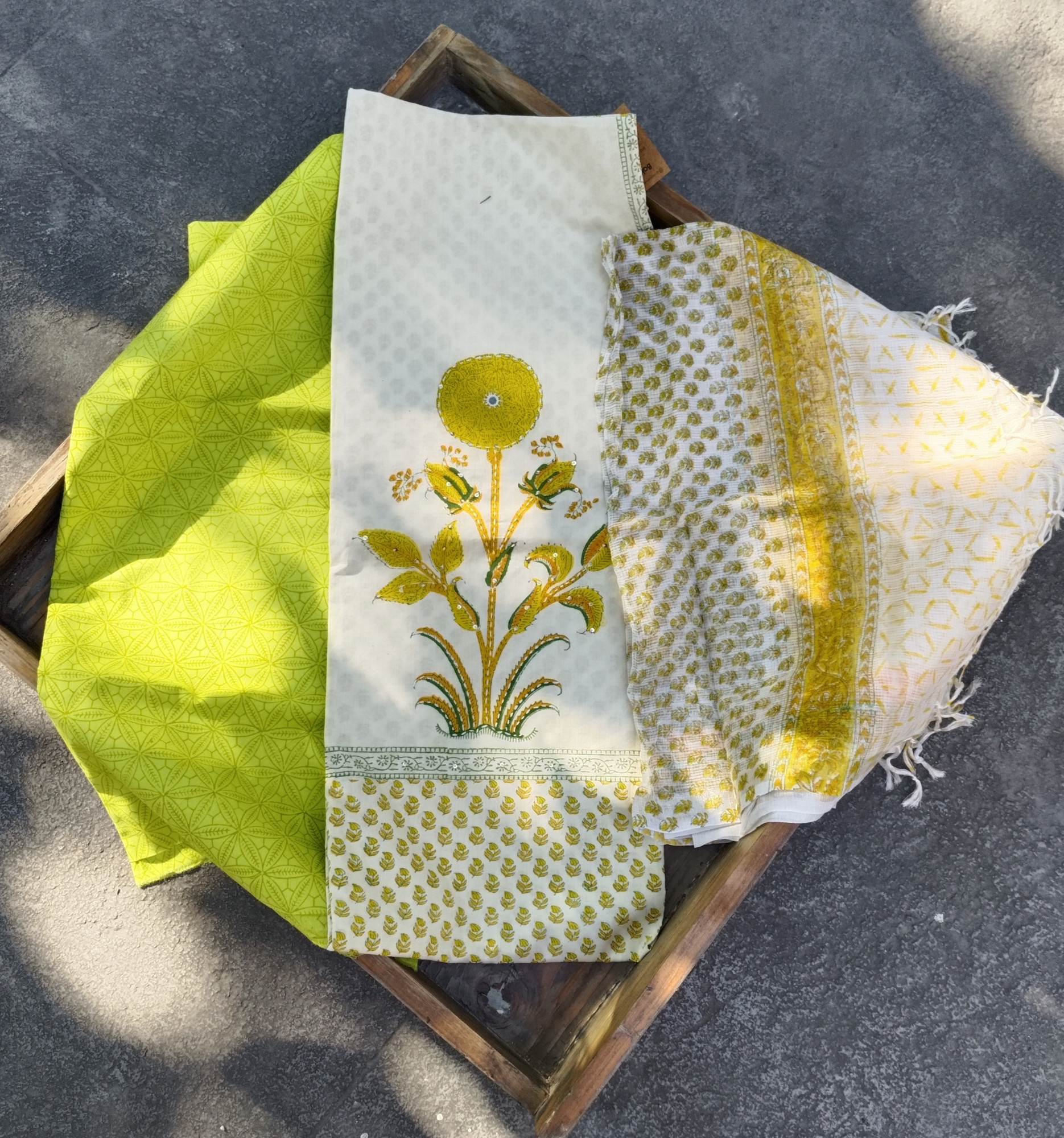 Cotton Unstitched Dress Material