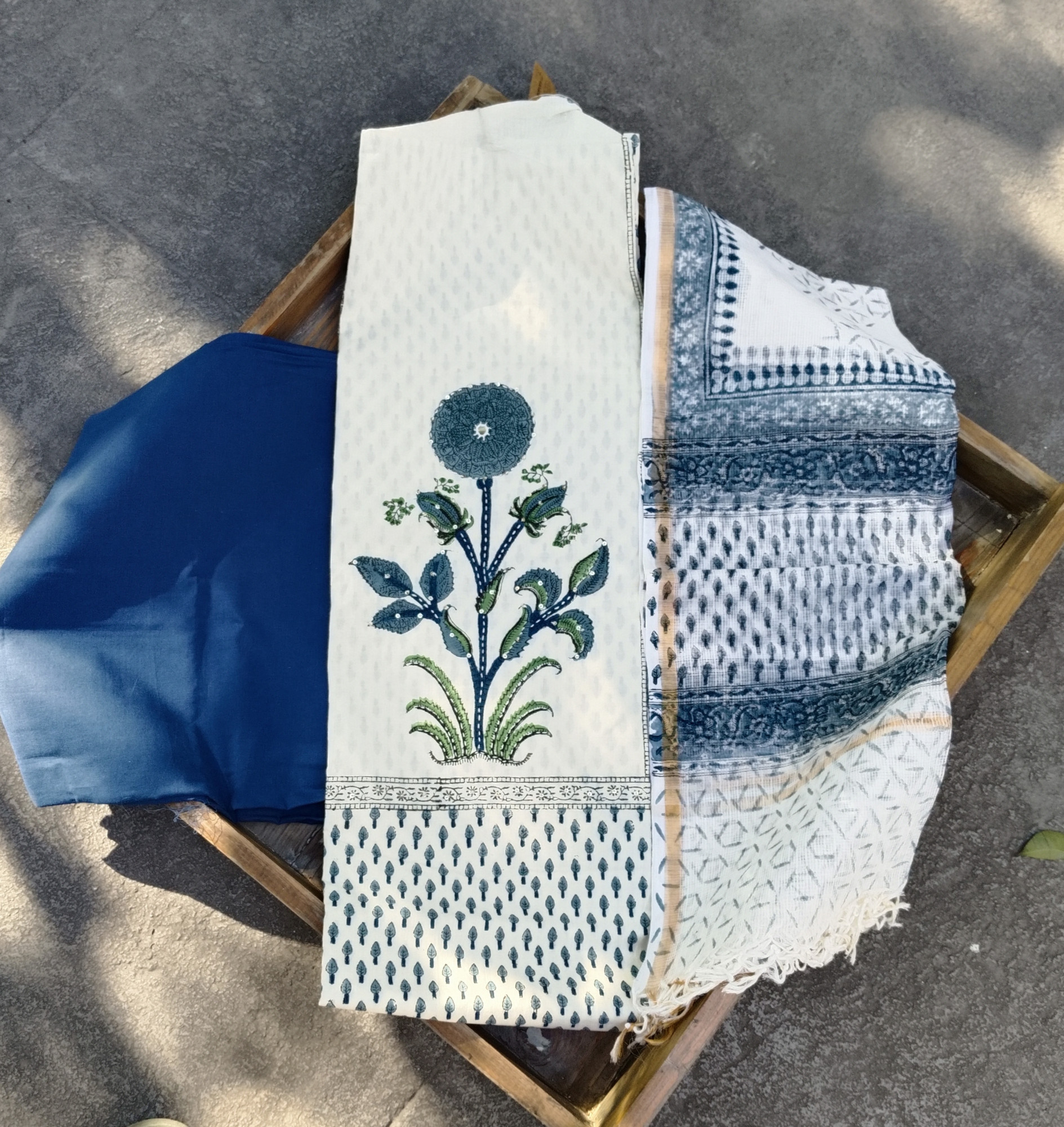 Cotton Unstitched Dress Material