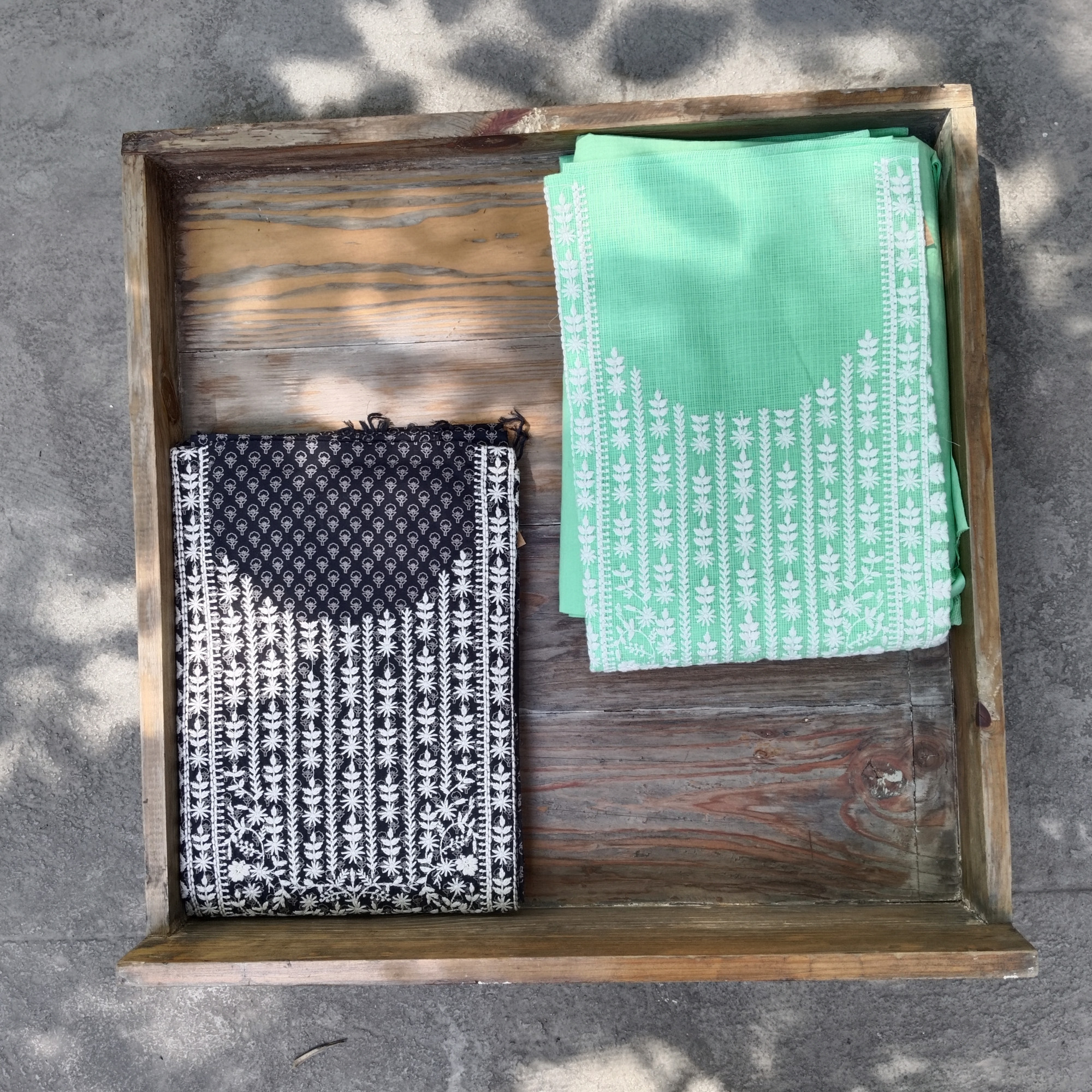 Kota Cotton Unstitched Dress Material