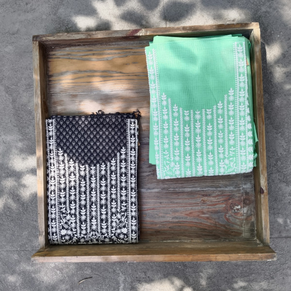 Kota Cotton Unstitched Dress Material