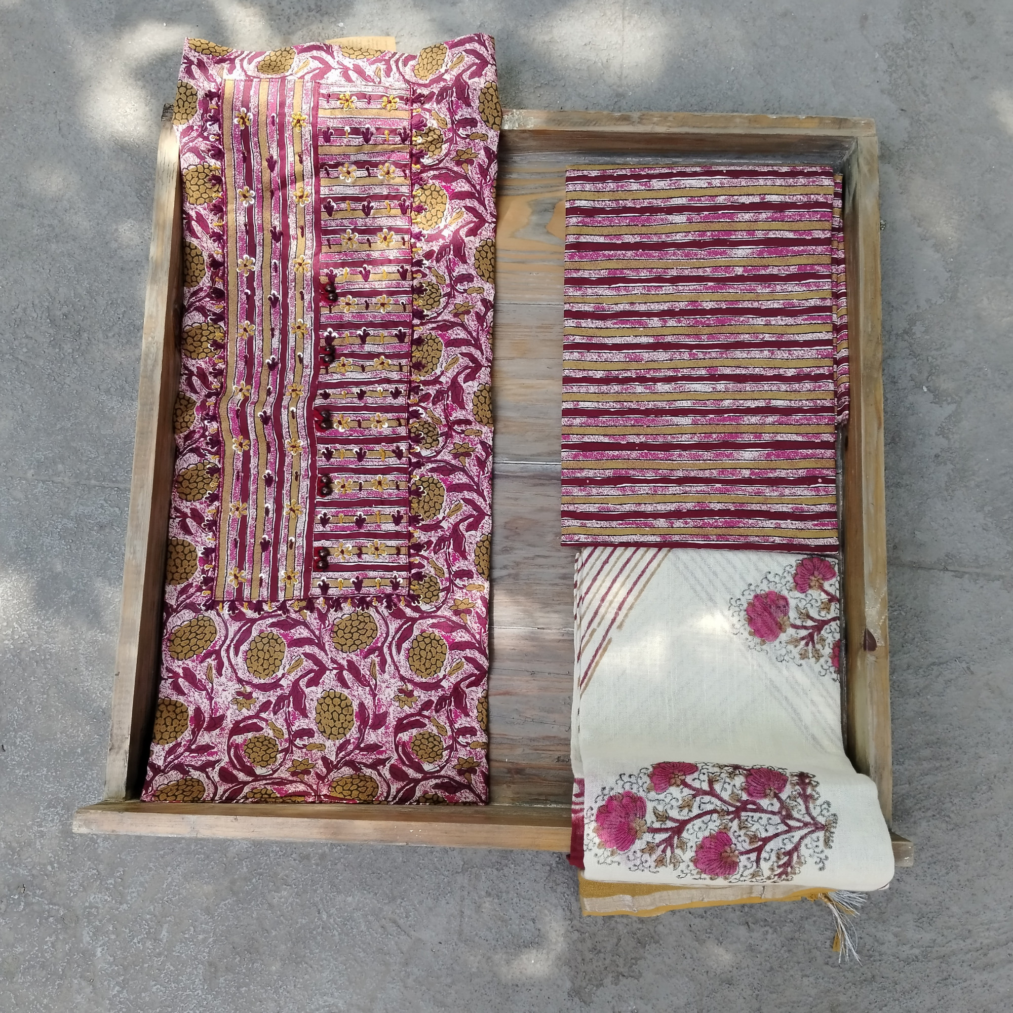 Cotton Unstitched Dress Material