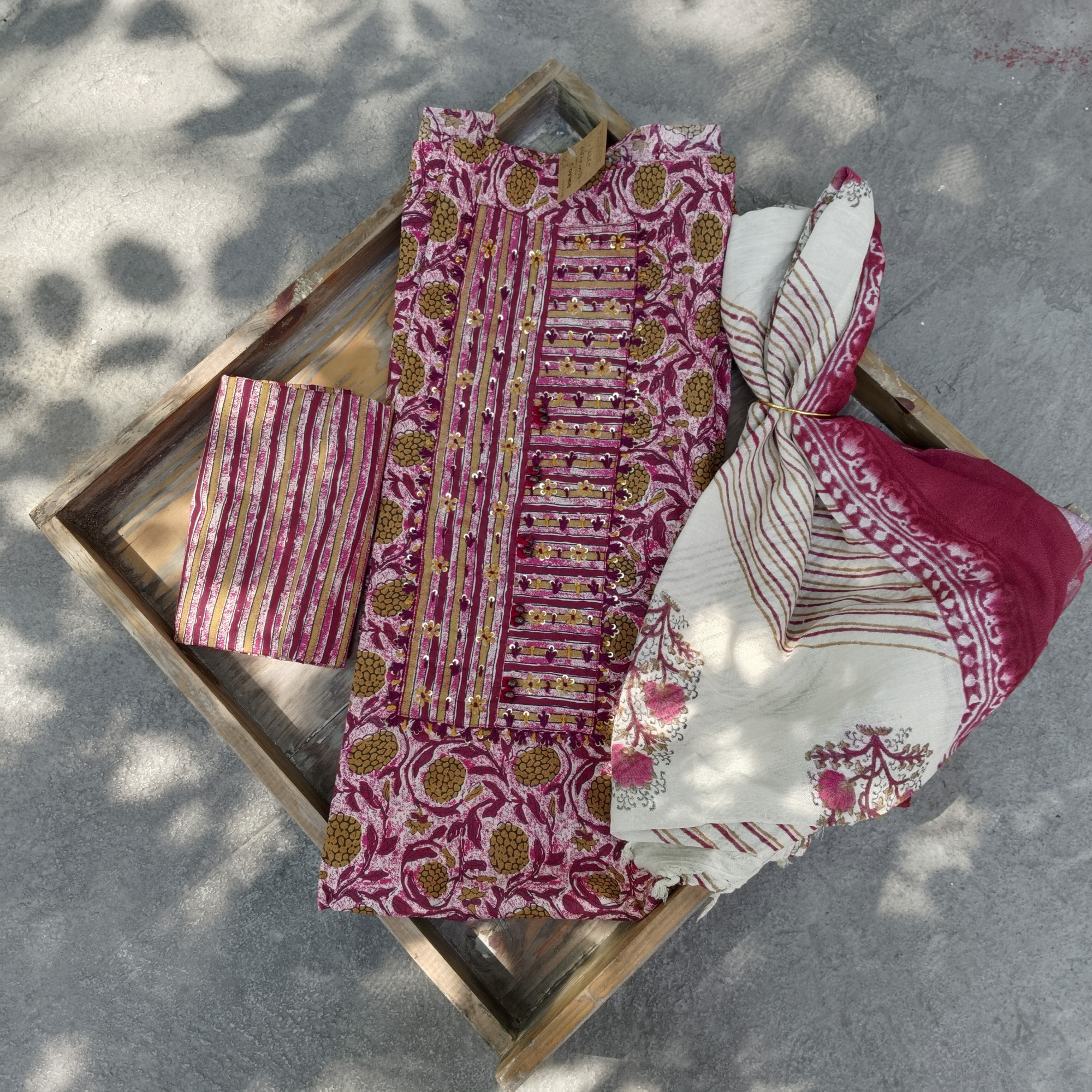 Cotton Unstitched Dress Material