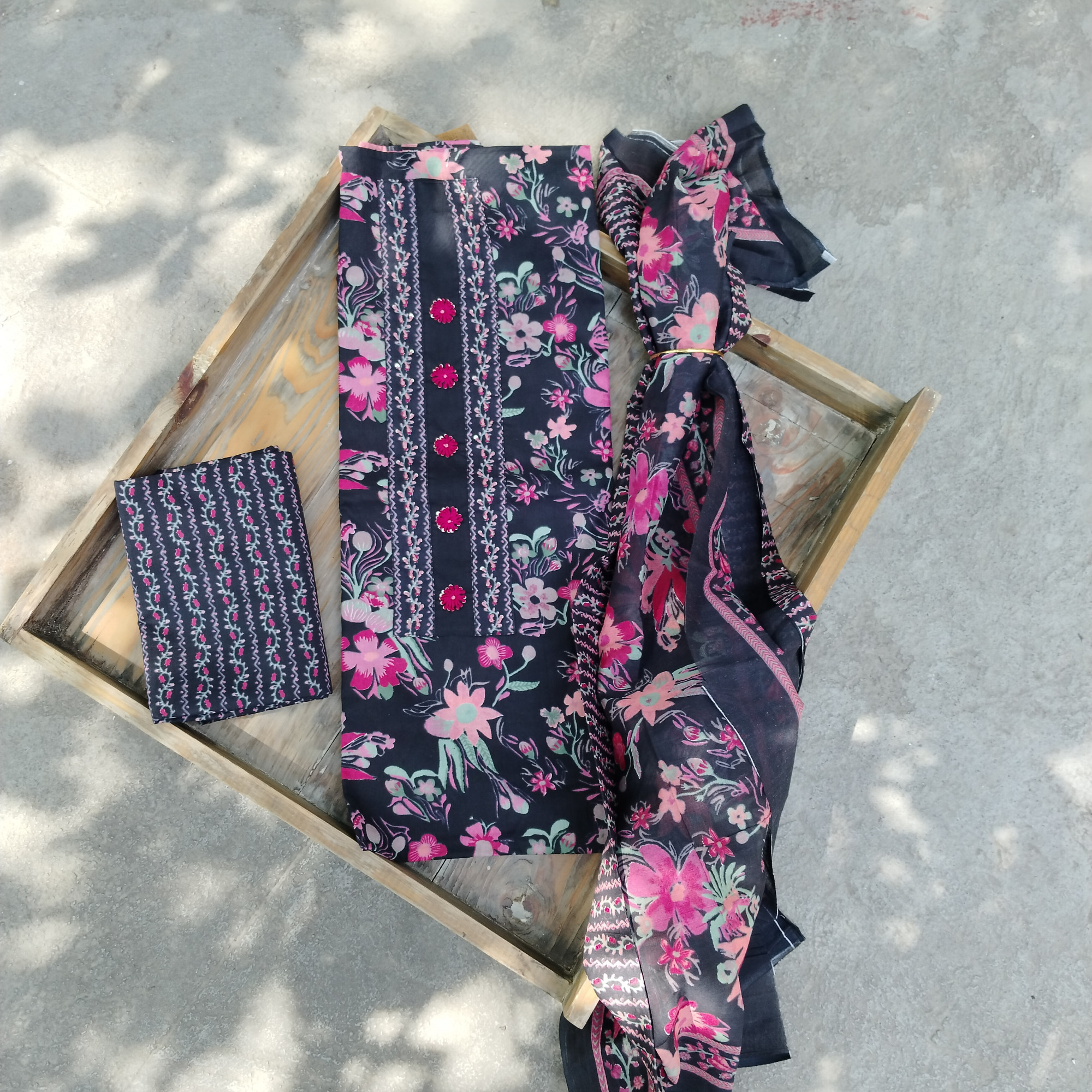 Cotton Unstitched Dress Material