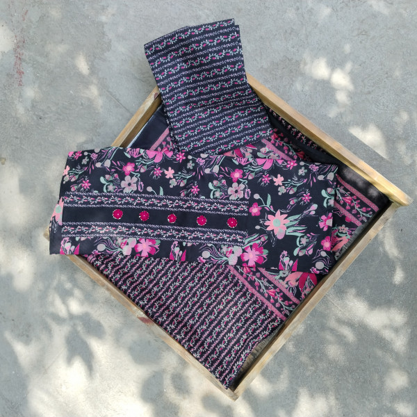 Cotton Unstitched Dress Material