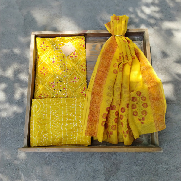 Cotton Unstitched Dress Material