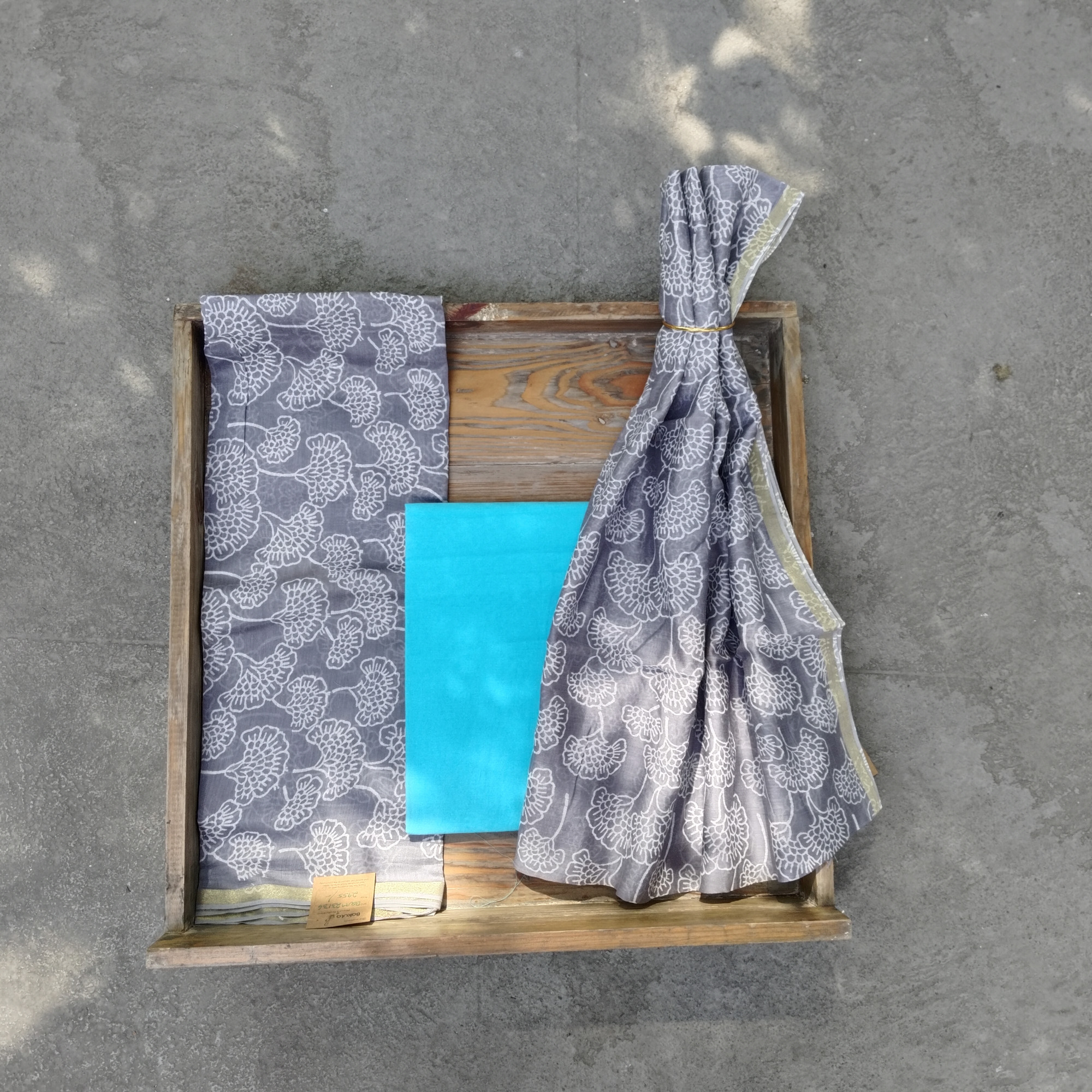 Chanderi Unstitched Dress Material