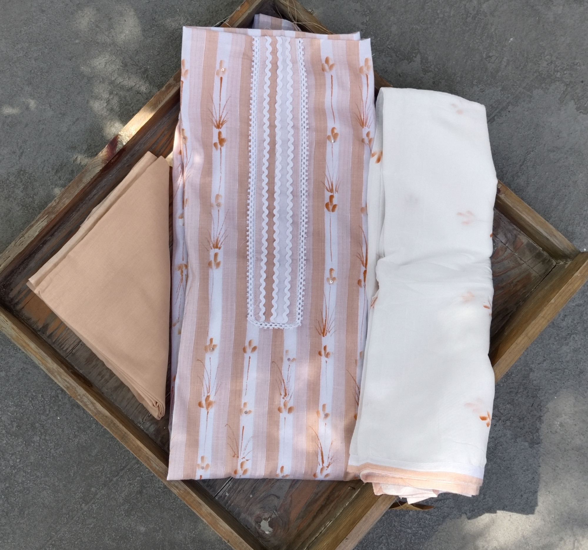 Cotton Unstitched Dress Material