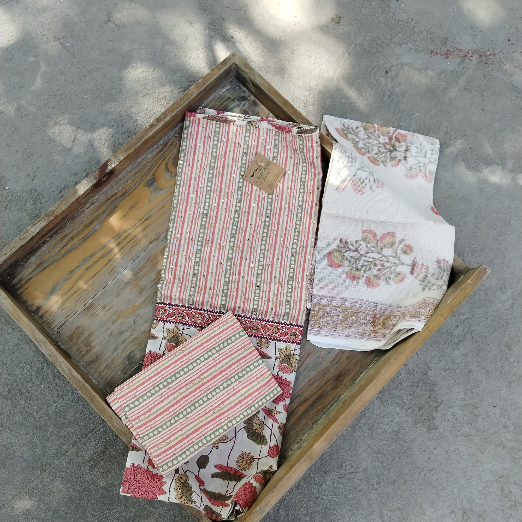 Cotton Unstitched Dress Material