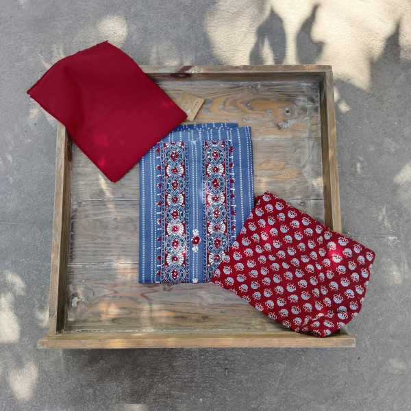 Cotton Unstitched Dress Material