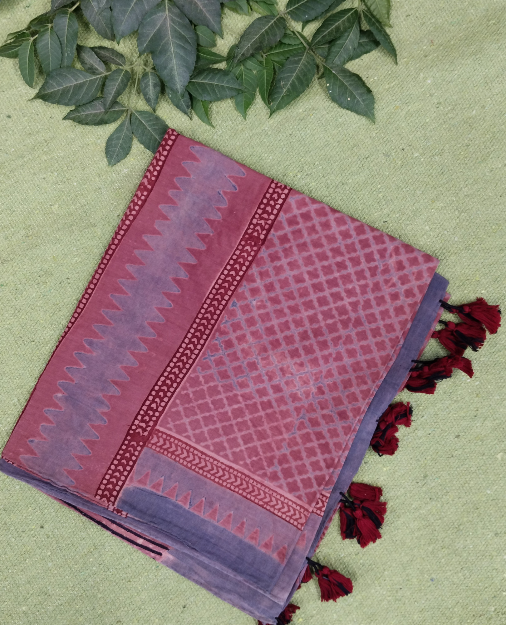 Ajakh Print Cotton Stole