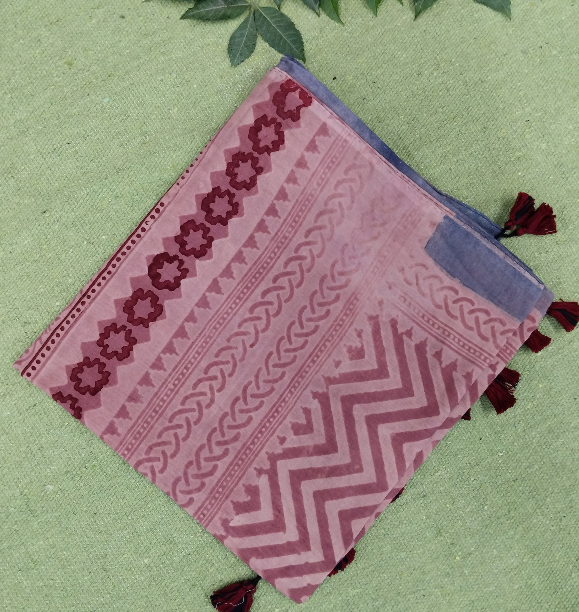 Ajakh Print Cotton Stole