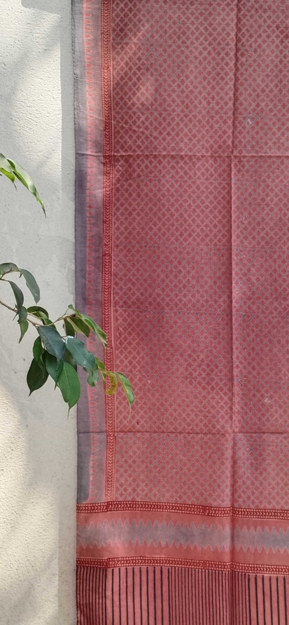 Ajakh Print Cotton Stole