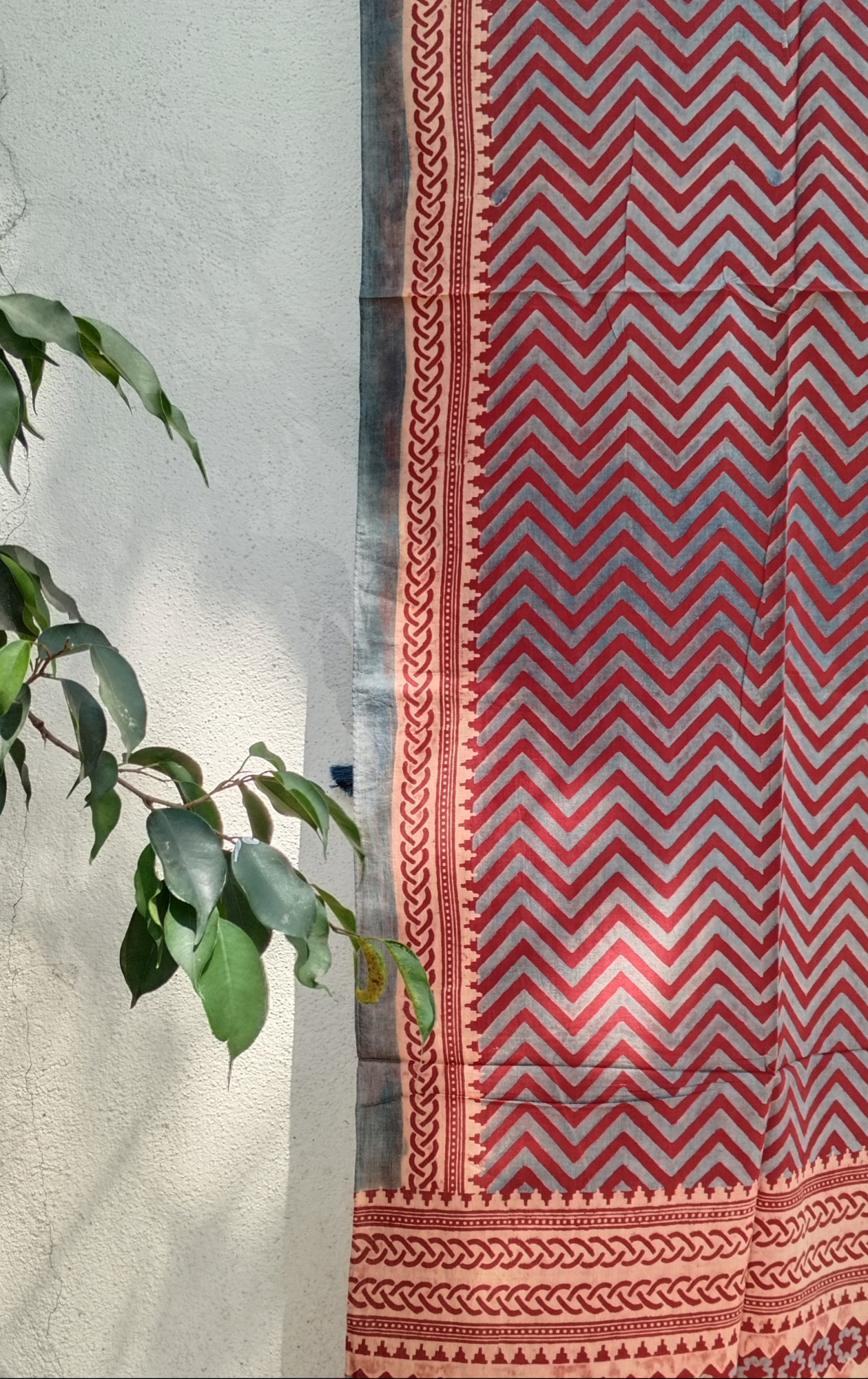 Ajakh Print Cotton Stole