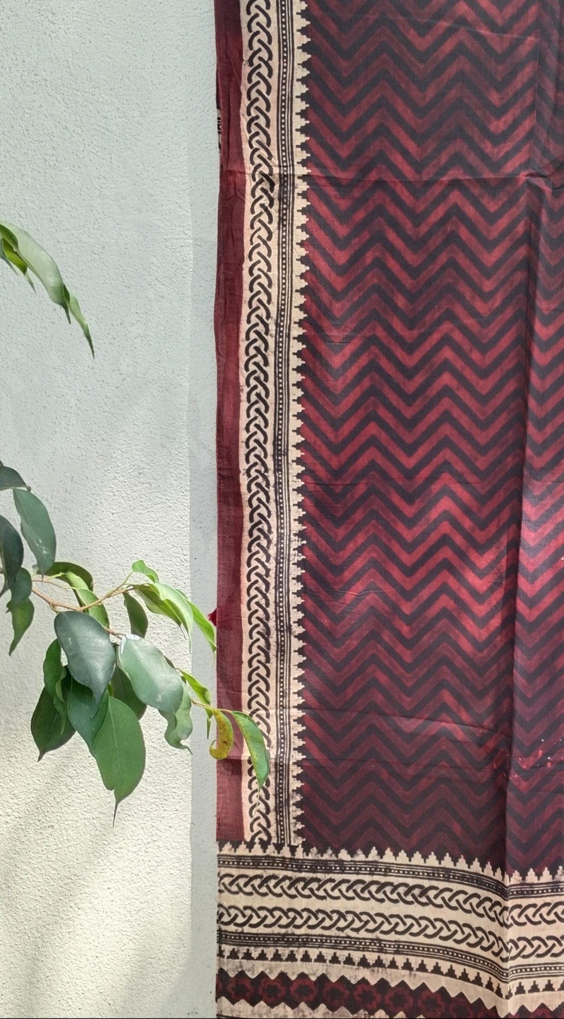 Ajakh Print Cotton Stole