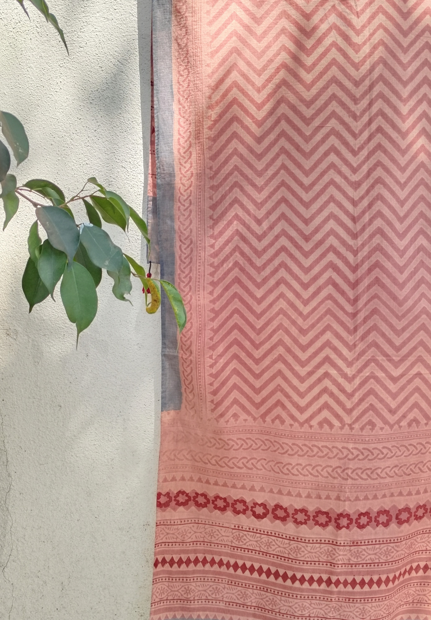 Ajakh Print Cotton Stole