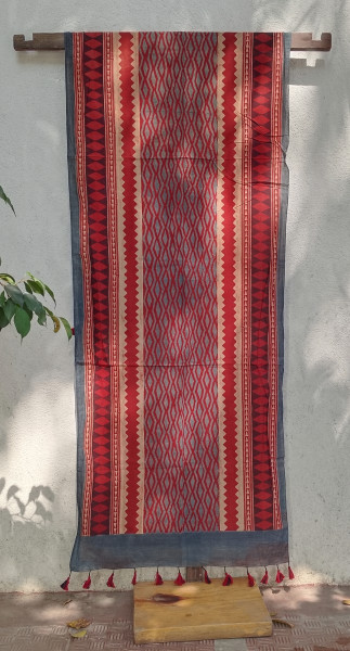 Ajakh Print Cotton  Stole