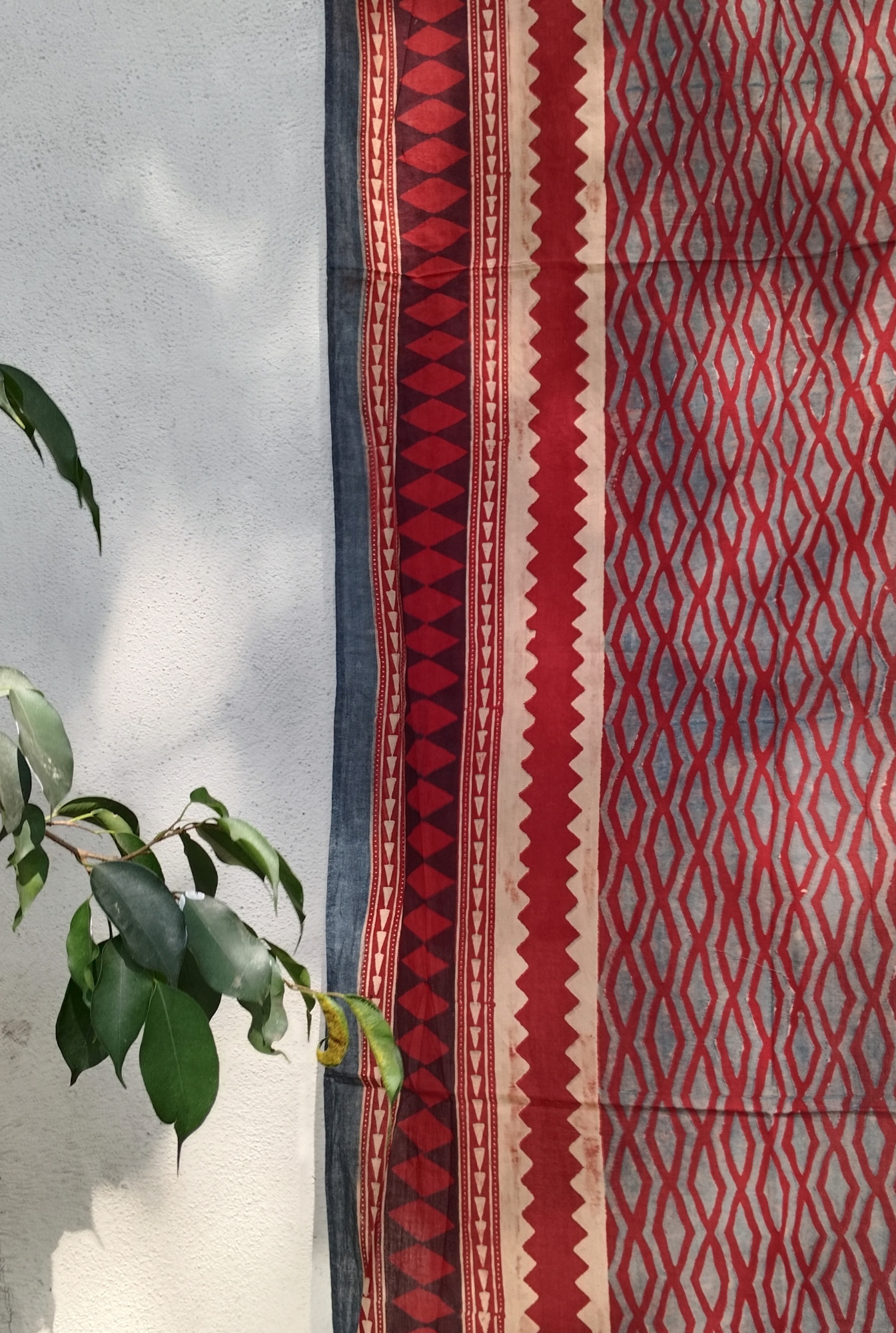 Ajakh Print Cotton Stole
