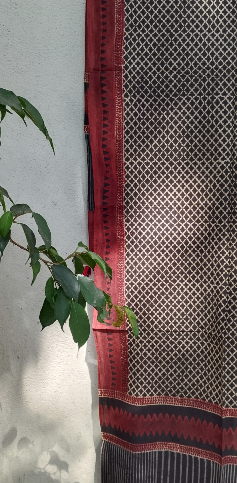 Ajakh Print Cotton Stole