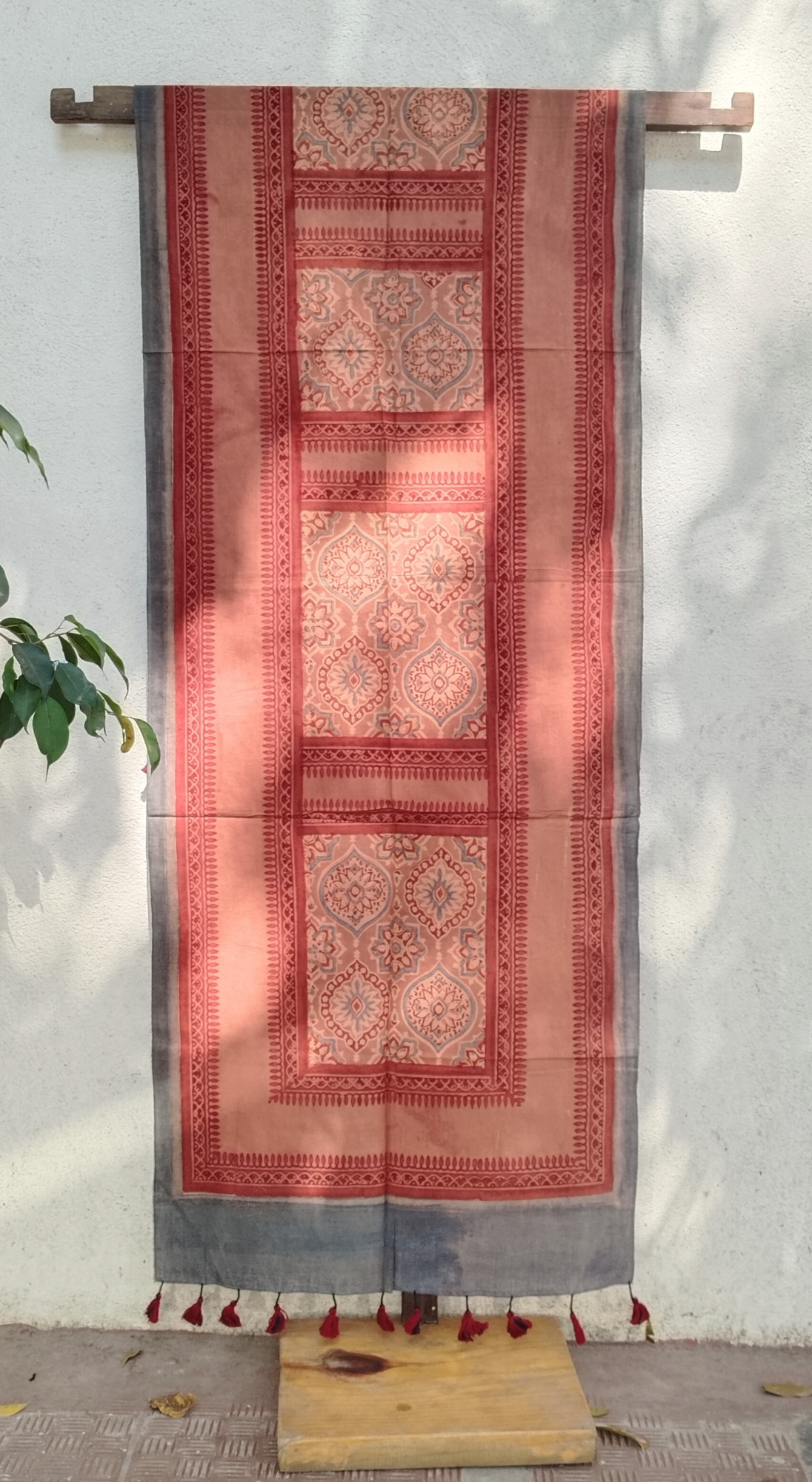 Ajakh Print Cotton Stole