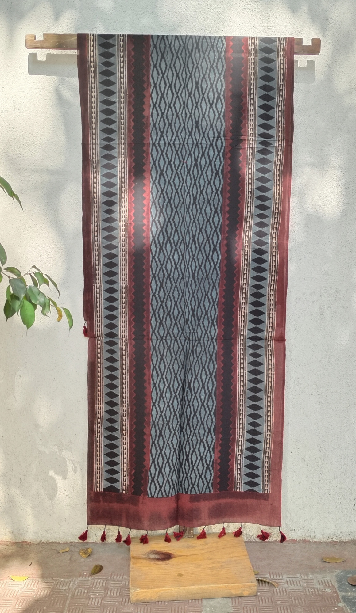 Ajakh Print Cotton Stole