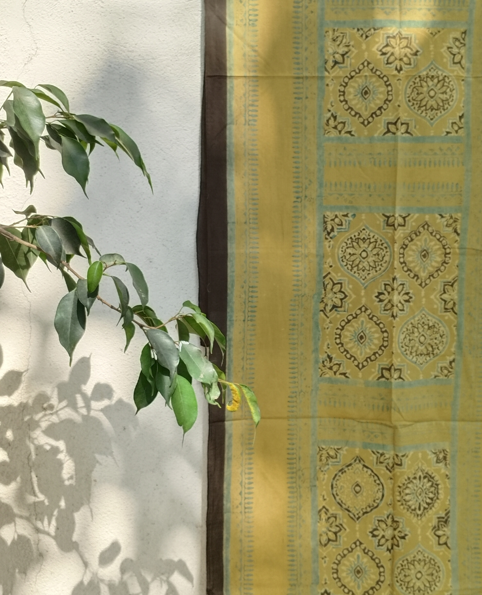 Ajakh Print Cotton Stole