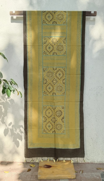 Ajakh Print Cotton  Stole