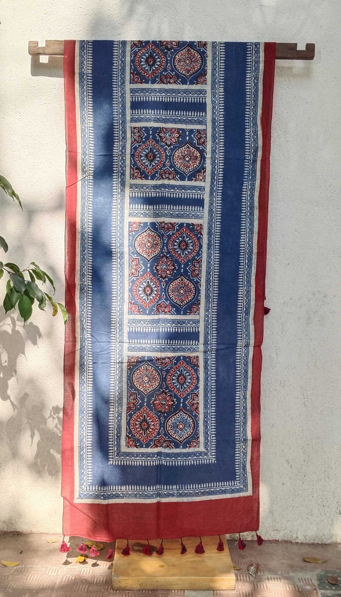 Ajakh Print Cotton Stole