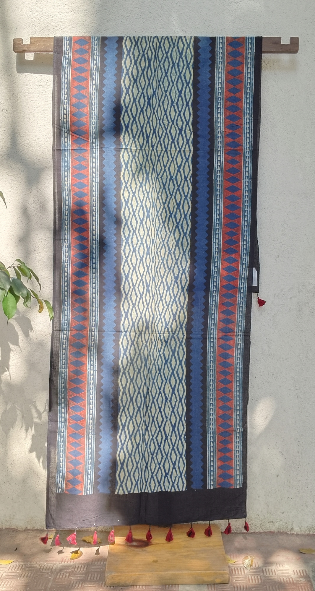 Ajakh Print Cotton Stole