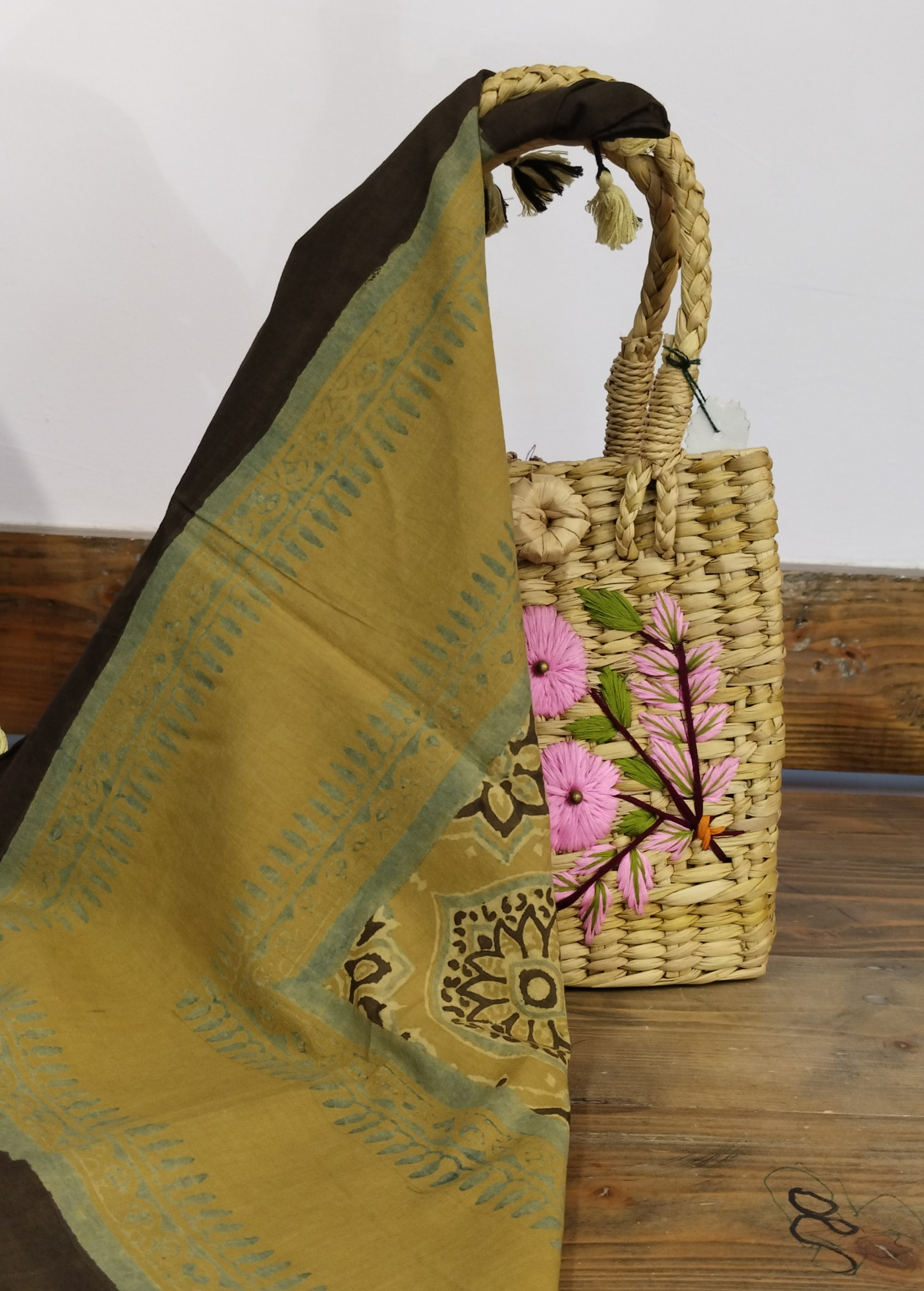 Ajakh Print Cotton Stole