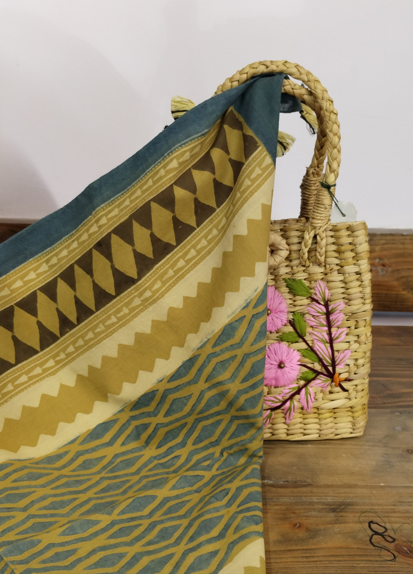 Ajakh Print Cotton Stole