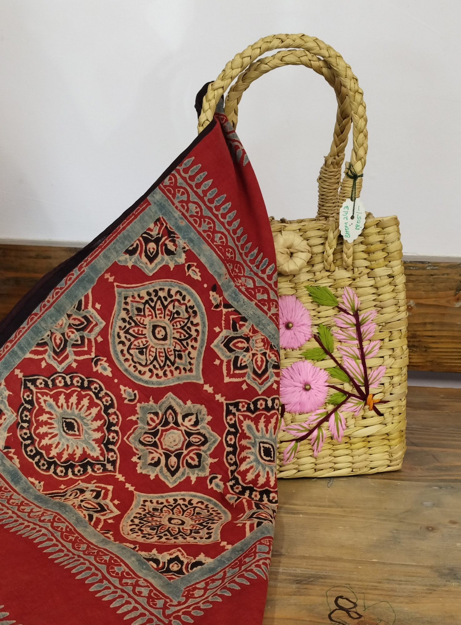 Ajakh Print Cotton Stole