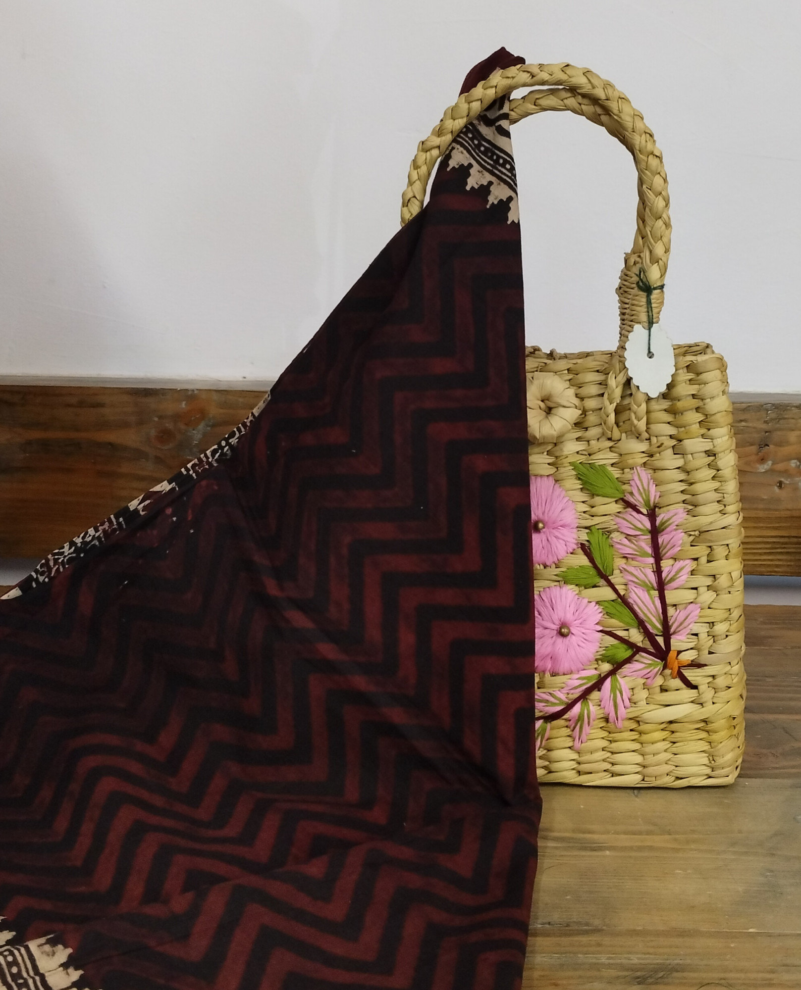 Ajakh Print Cotton Stole